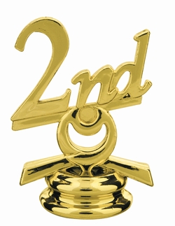 2 1/2" 2nd Place Trophy Trim Piece