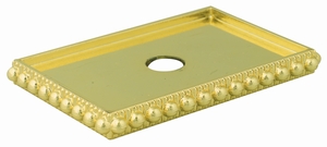 Gold 2" x 3" Plastic Trophy Lid