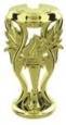 Gold 4" Torch Trophy Riser