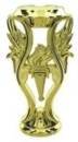 5" Victory Torch Gold Trophy Riser