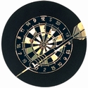 2" Black Holographic Darts Mylar Trophy Insert