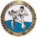2" Hologram Karate Mylar Trophy Insert