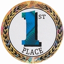 2" Hologram 1st Place Mylar Trophy Insert