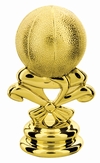 Gold 2 5/8" Basketball Trophy Trim Piece