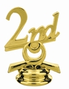 2 1/2" 2nd Place Trophy Trim Piece