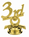 2 1/2" 3rd Place Trophy Trim Piece