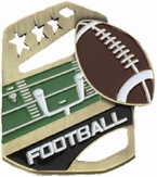 Football Cobra Kickstand Gold Award Medal