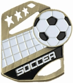 Soccer Cobra Kickstand Gold Award Medal