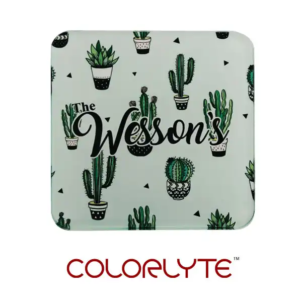 ColorLyte Sublimation Blank Acrylic Coaster - 3.75" Square