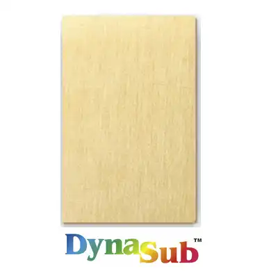 DynaSub Sublimation Blank Aluminum Sheet Stock - 24" x 48" Satin Gold