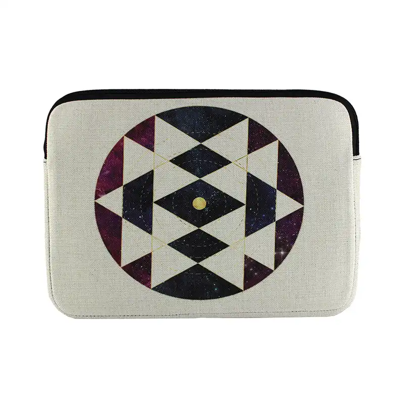 Sublimation Blank SubliLinen&trade; Laptop Bag - w/ Zipper