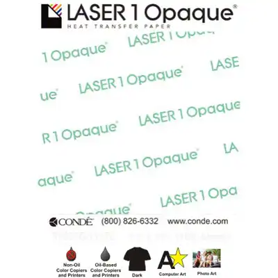 Neenah LASER-1-OPAQUE Transfer Paper - 8.5