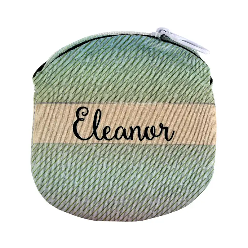 DyeTrans Sublimation Blank Scuba Foam Coin Purse - 4.5" Round w/Zipper