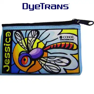 DyeTrans Sublimation Blank Scuba Foam Coin Purse - 3" x 5" w/Zipper