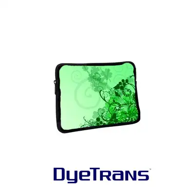 DyeTrans Sublimation Blank Neoprene Laptop Tablet Sleeve w/Zipper - 7.75" x 11" 1-Sided