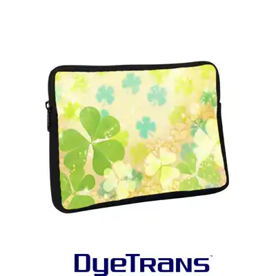 DyeTrans Sublimation Blank Neoprene Laptop Sleeve w/Zipper - 10.8" x 14.2" 1-Sided