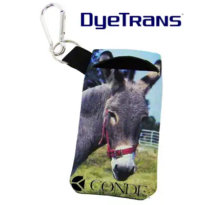 DyeTrans Sublimation Blank Neoprene Small Device or Face Mask Holder