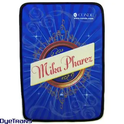 DyeTrans Sublimation Blank Neoprene Tablet Sleeve w/Zipper - 7.2" x 10.4"