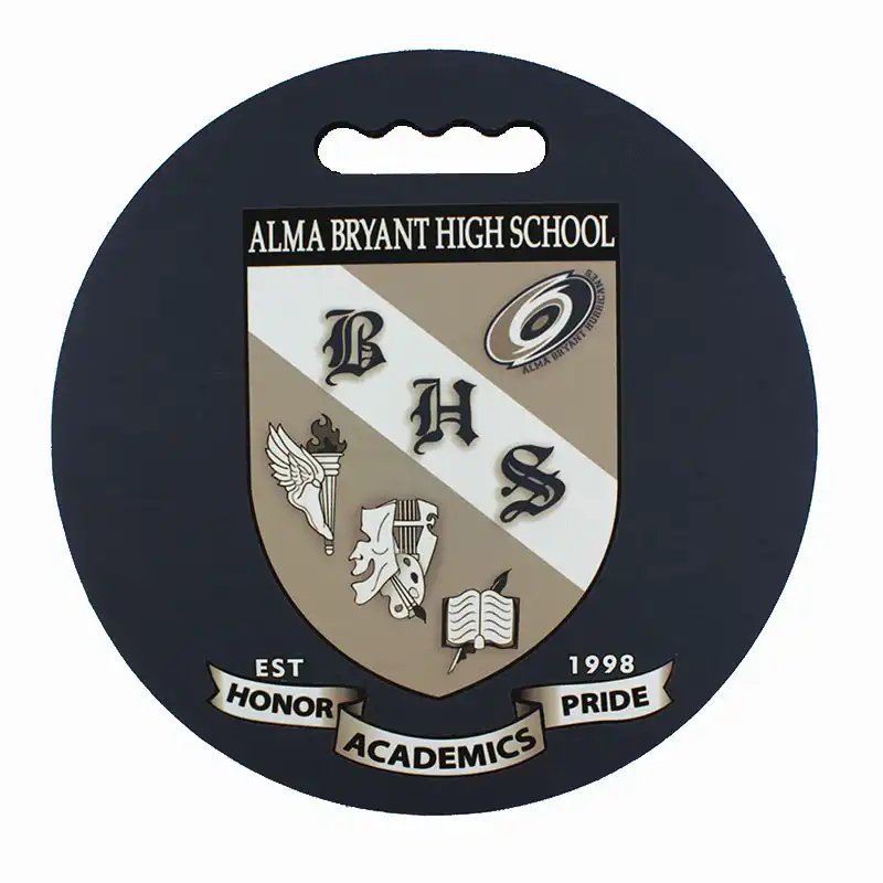 DyeTrans&reg; 12.5" Sublimation Blank Round Stadium Cushion