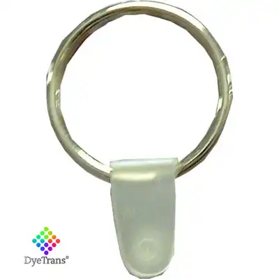 DyeTrans Key Ring and Tab for Keyrings with hole