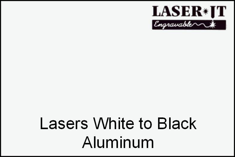 2x8 Gloss Black Laser Engraving Aluminum Blanks Set of 10 