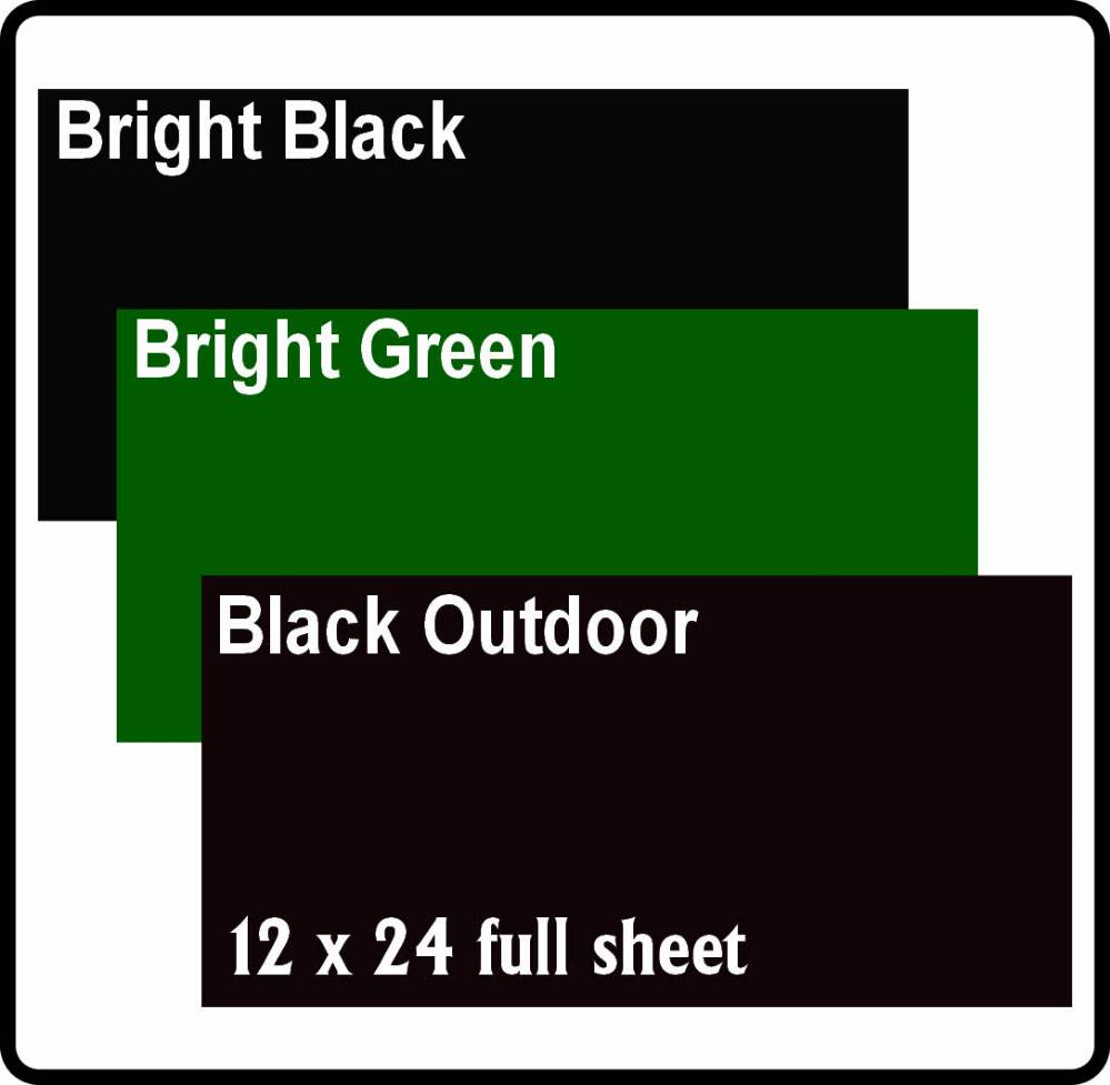 12 x 24 Sheet Anodized Aluminum 3 Colors