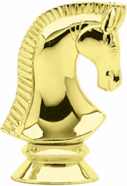 Knight Chess Piece 24K Gold