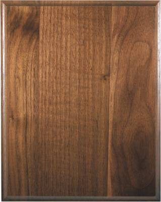 12 x 15 Genuine Walnut Plaque Blank Cove Edge