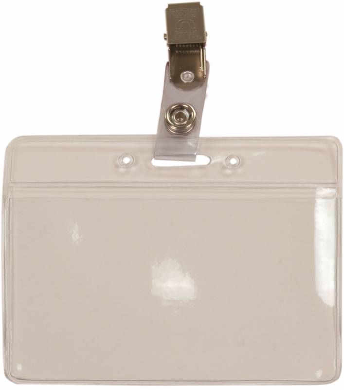 clear id holder