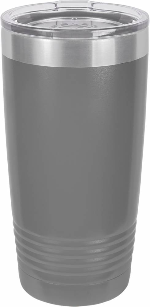 Polar Camel 20 oz. Stainless Steel Vacuum Insulated Tumbler w/Clear Lid