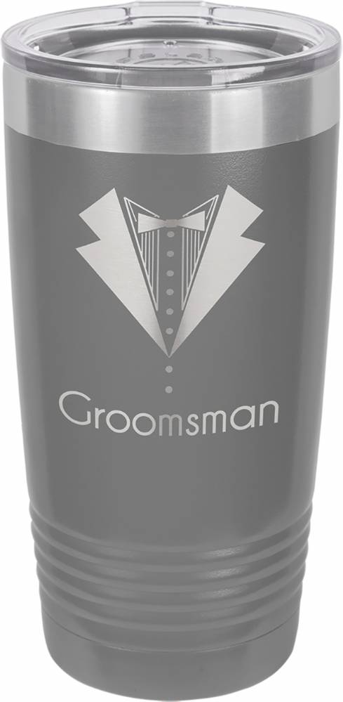 20 oz Stainless Steel Tumbler Dark Gray