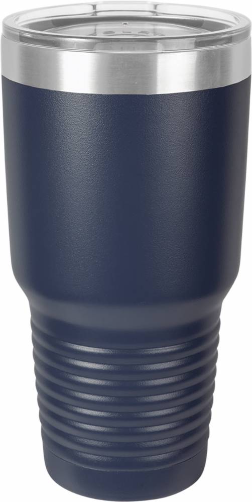 Of Course Size Matters - No One Wants a Small Tumbler - Navy 30 oz  Stainless Steel Tumbler