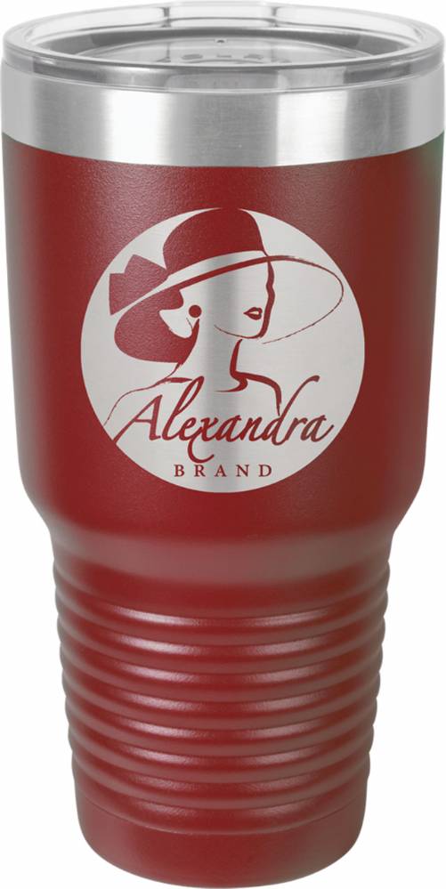 Maroon 30oz Polar Camel Vacuum Insulated Tumbler