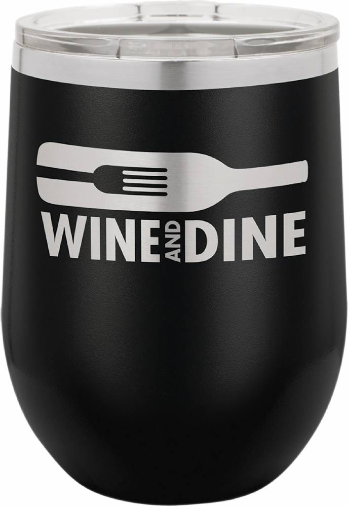 White 12oz Polar Camel Vacuum Insulated Wine Tumbler