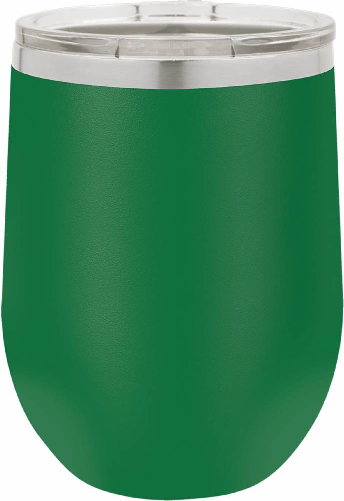 Green 12oz Polar Camel Vacuum Insulated Wine Tumbler