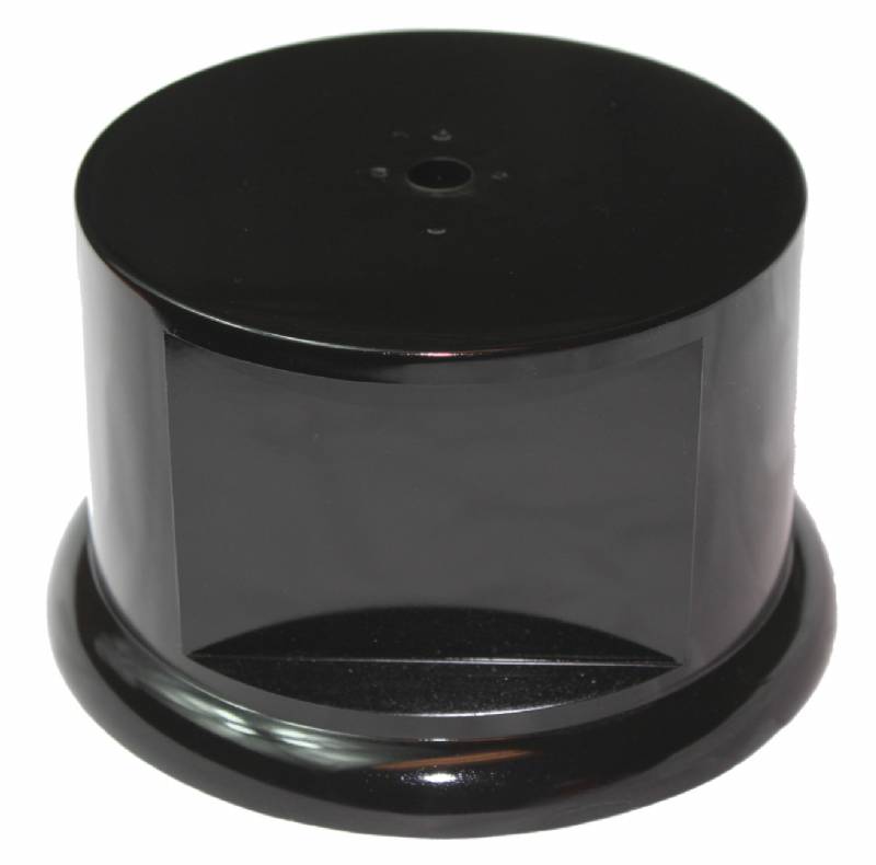 Round Weighted Trophy Base 2 3/4" H X 4 1/2" W | Weighted Round Plastic