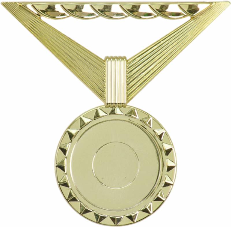 5" x 5" Ribbon Plaque Mount with 2" Insert Holder Plaque Parts and