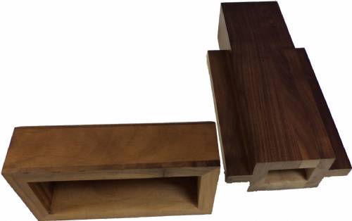 Genuine Wood Veneer Trophy Base Various Sizes