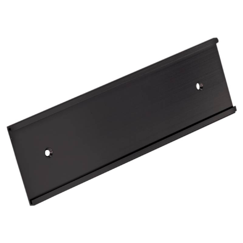Black Aluminum Wall Sign Bracket 2" x 8" Signs and Sign Supplies from