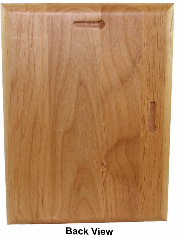 7" x 9" Alder Wood Plaque Blank Closeout Products from Trophy Kits