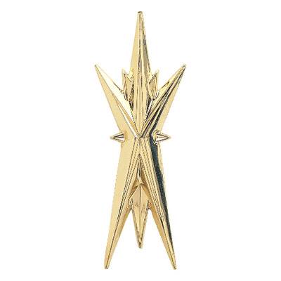 3 1/4" Star Plaque Trim Gold