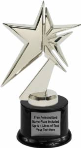 6 3/4" Zenith Star Trophy Kit with Pedestal Base Metal