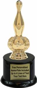 6" Ball & Pin Trophy Kit with Pedestal Base