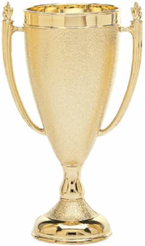 Gold 6 3/4" Plastic Trophy Cup