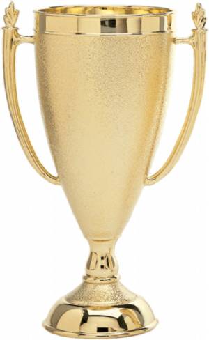 Gold 8 1/4" Plastic Trophy Cup
