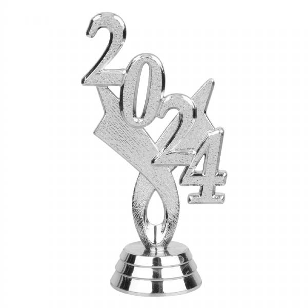 3 1/4" Silver "2024" Year Date Trophy Trim Piece