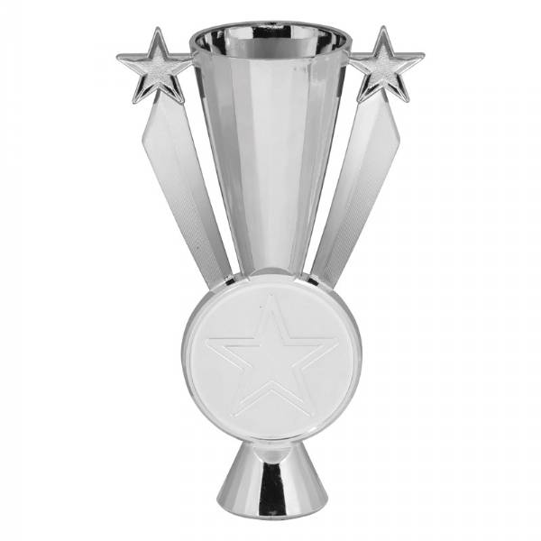 Silver 6" Star Ribbon Series Trophy Cup