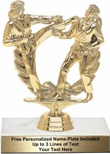 5 3/4" Karate Double Action Female Trophy Kit