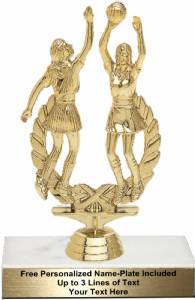 7" Double Action Netball Female Trophy Kit