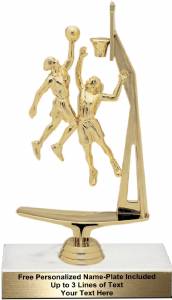 9 1/8" Double Action with Basketball Female Trophy Kit